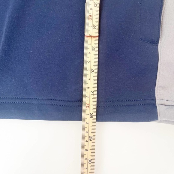 Champion Mens Quarter Zip Sweater Fleece Shirt Long Sleeve‎ Sz L Blue Grey - Picture 6 of 6